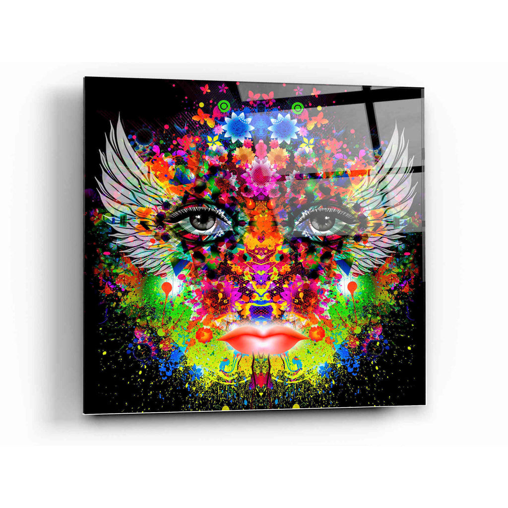 Epic Art 'Phoenix' Acrylic Glass Wall Art,12x12