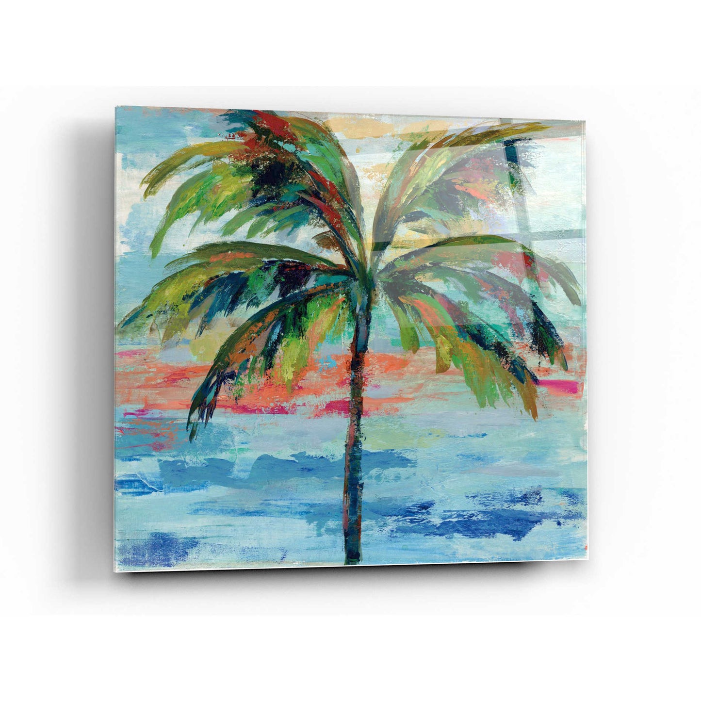 Epic Art 'California Palm I' by Silvia Vassileva, Acrylic Glass Wall Art,12x12