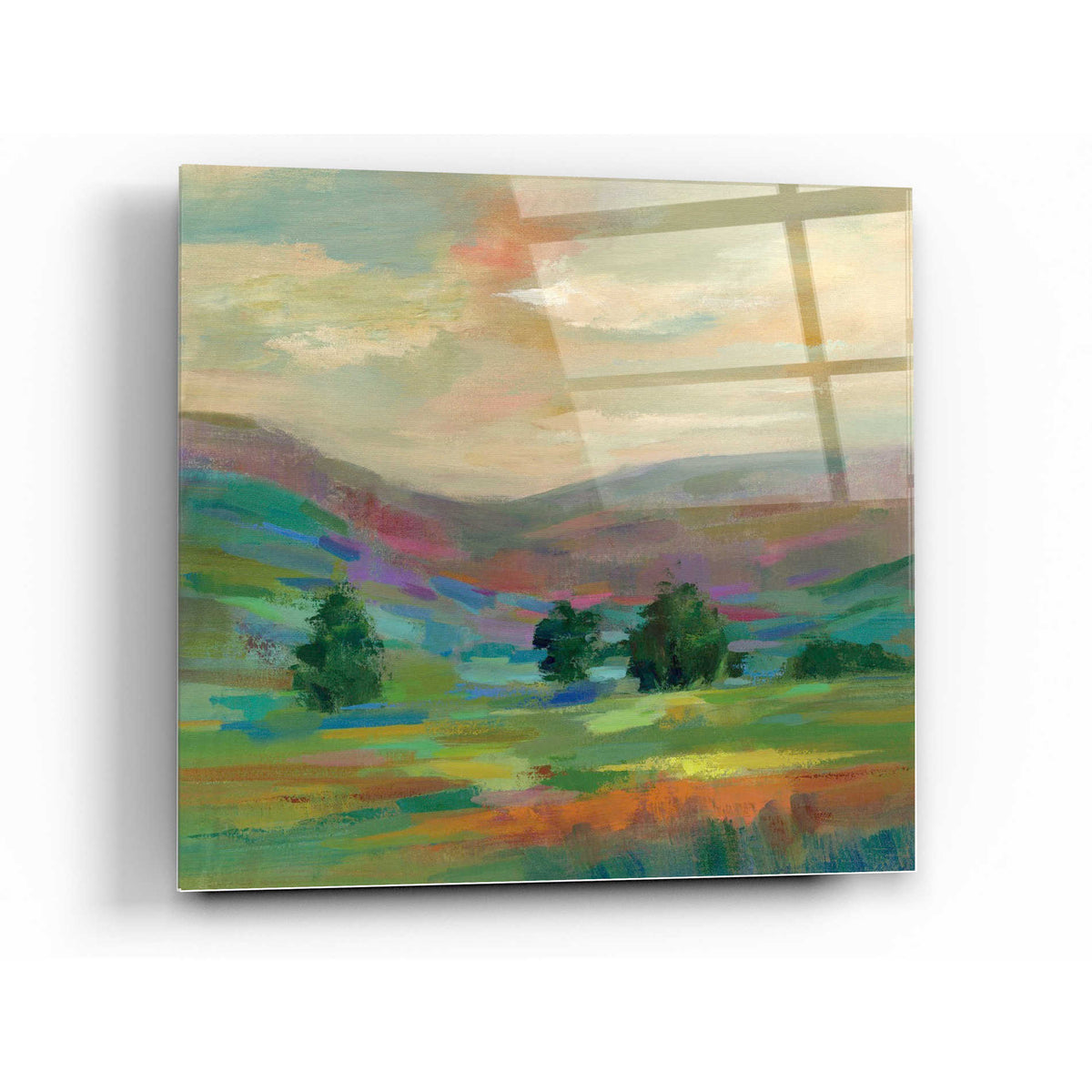 Epic Art 'Summer Hues' by Silvia Vassileva, Acrylic Glass Wall Art,12x12