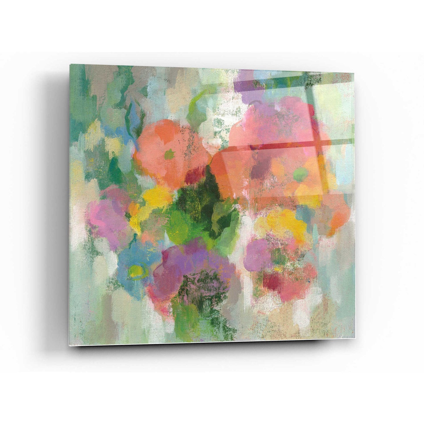 Epic Art 'Colorful Garden II' by Silvia Vassileva, Acrylic Glass Wall Art,12x12