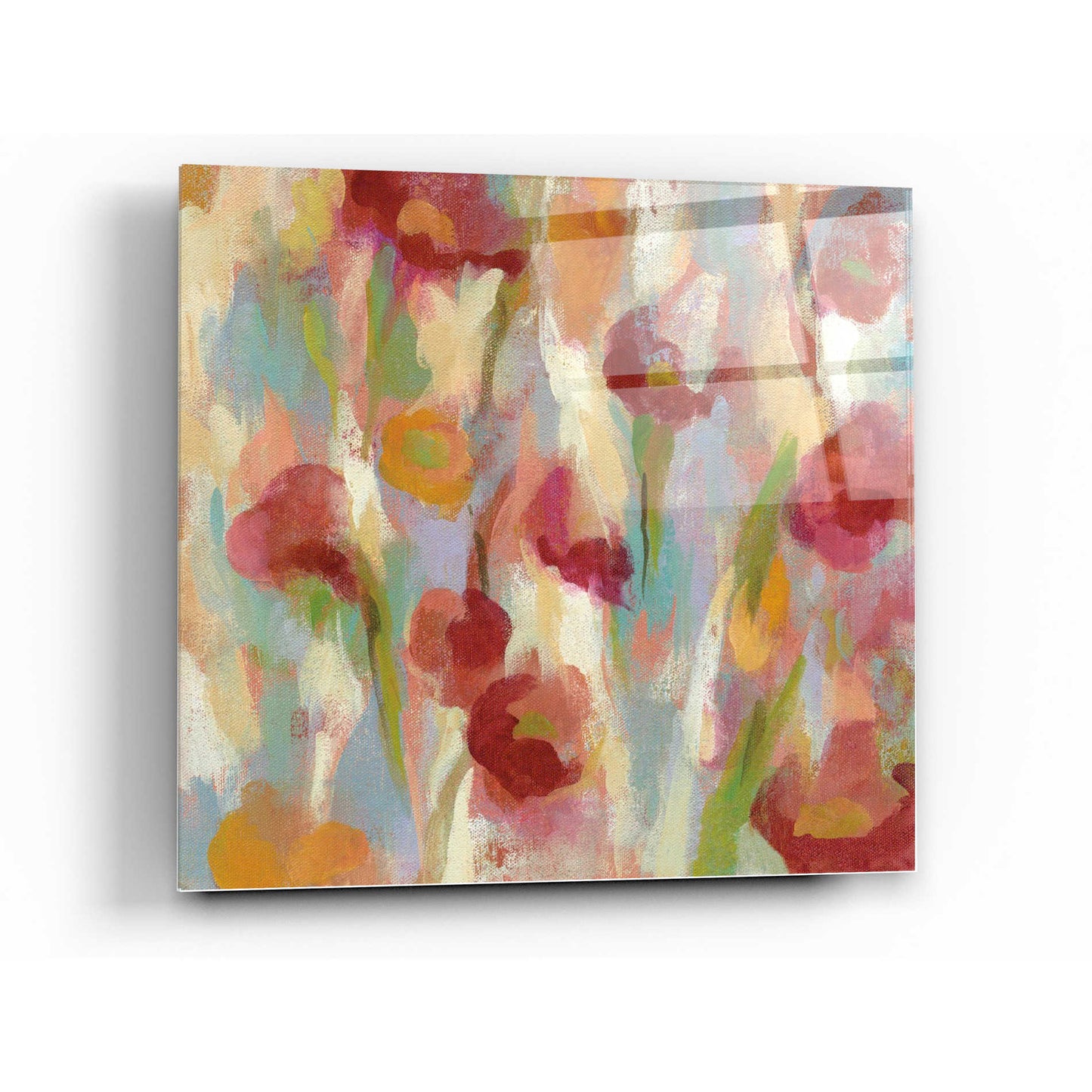 Epic Art 'Breezy Floral II' by Silvia Vassileva, Acrylic Glass Wall Art,12x12