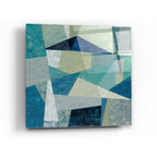 Epic Art 'Indigo Geo Metric' by Silvia Vassileva, Acrylic Glass Wall Art,12x12