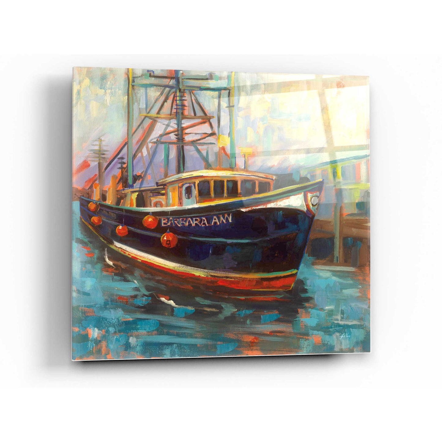 Epic Art 'Barbara Ann' by Jeanette Vertentes, Acrylic Glass Wall Art,12x12