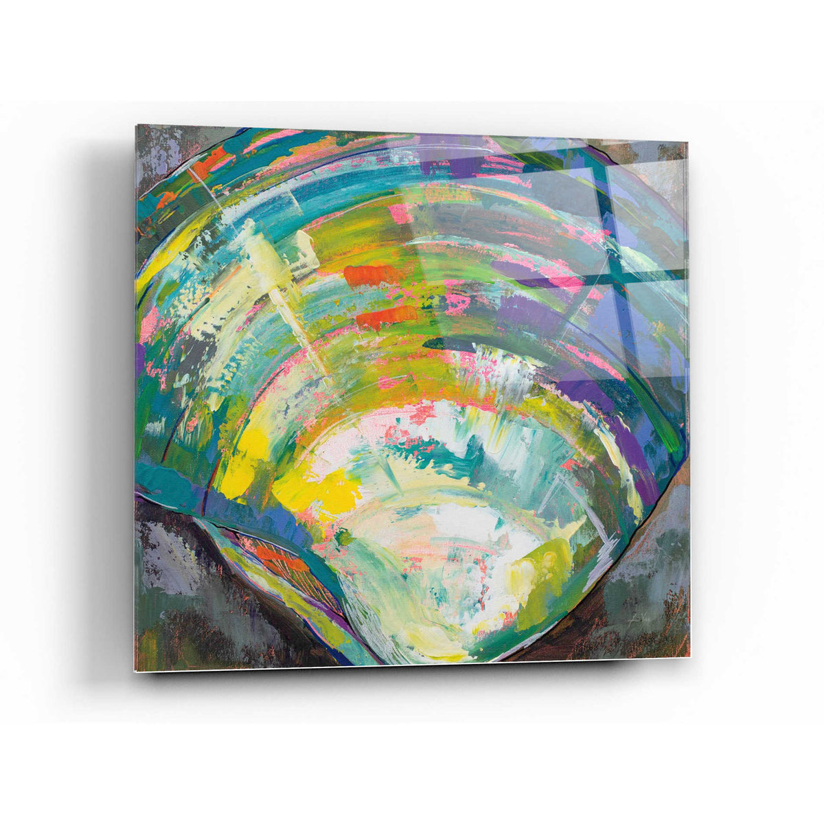 Epic Art 'Lilly Quahog' by Jeanette Vertentes, Acrylic Glass Wall Art,12x12