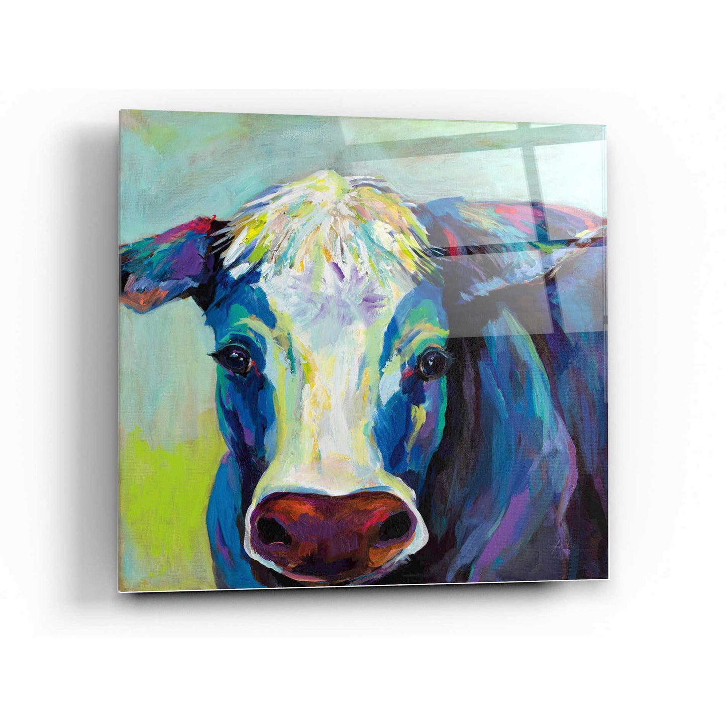 Epic Art 'Betsy' by Jeanette Vertentes, Acrylic Glass Wall Art,12x12