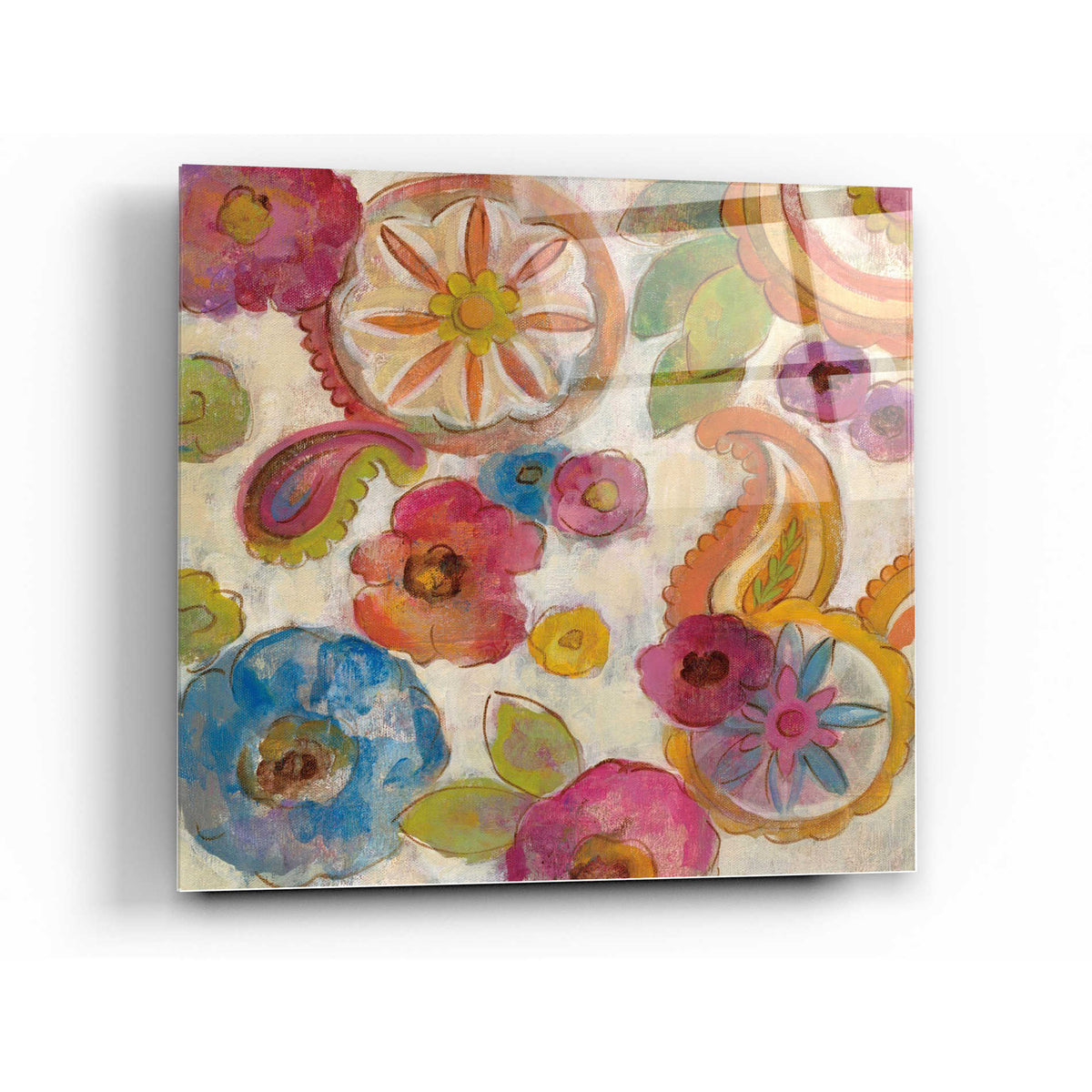 Epic Art 'Bohemian Summer II' by Silvia Vassileva, Acrylic Glass Wall Art,12x12