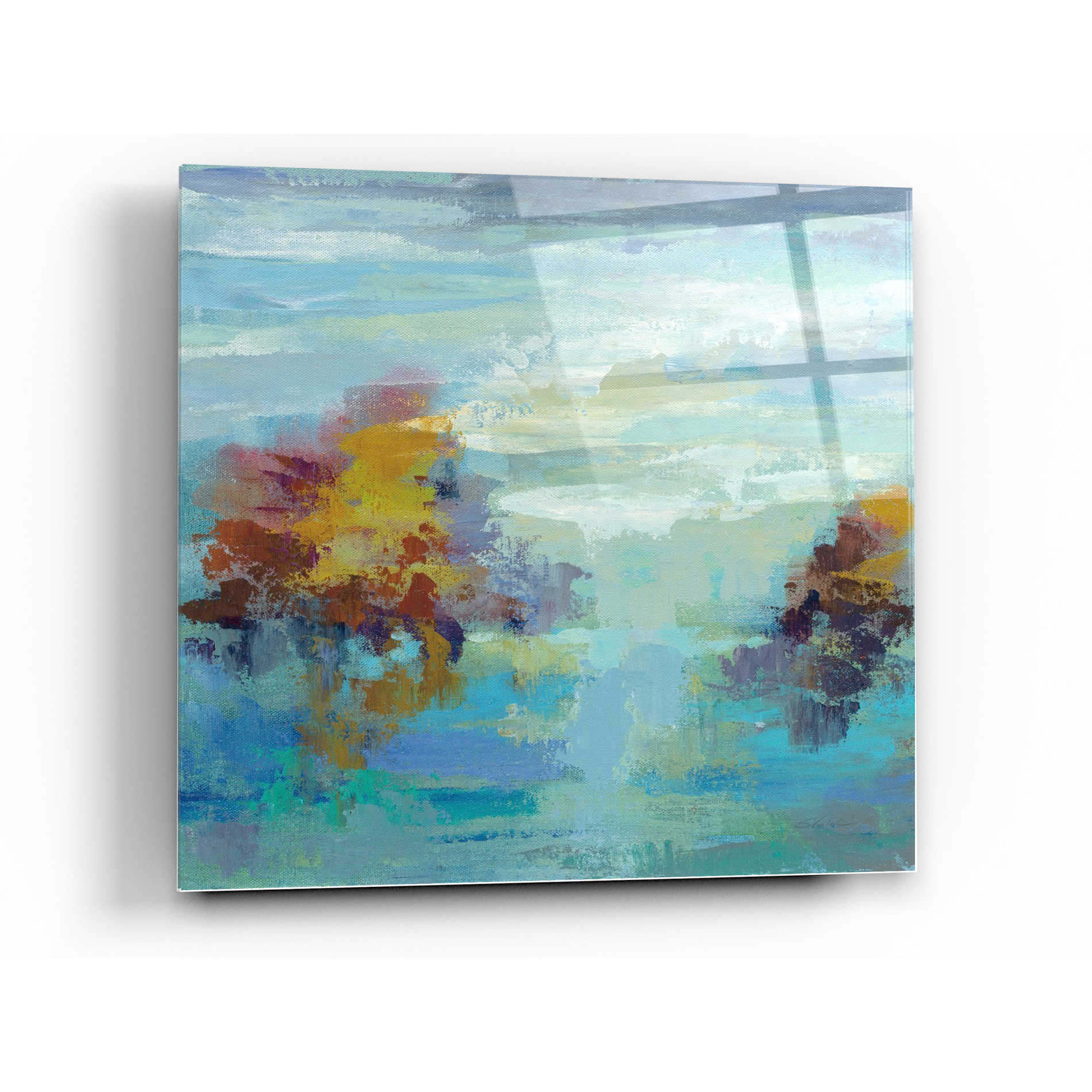 Epic Art 'Morning Mist I' by Silvia Vassileva, Acrylic Glass Wall Art,12x12