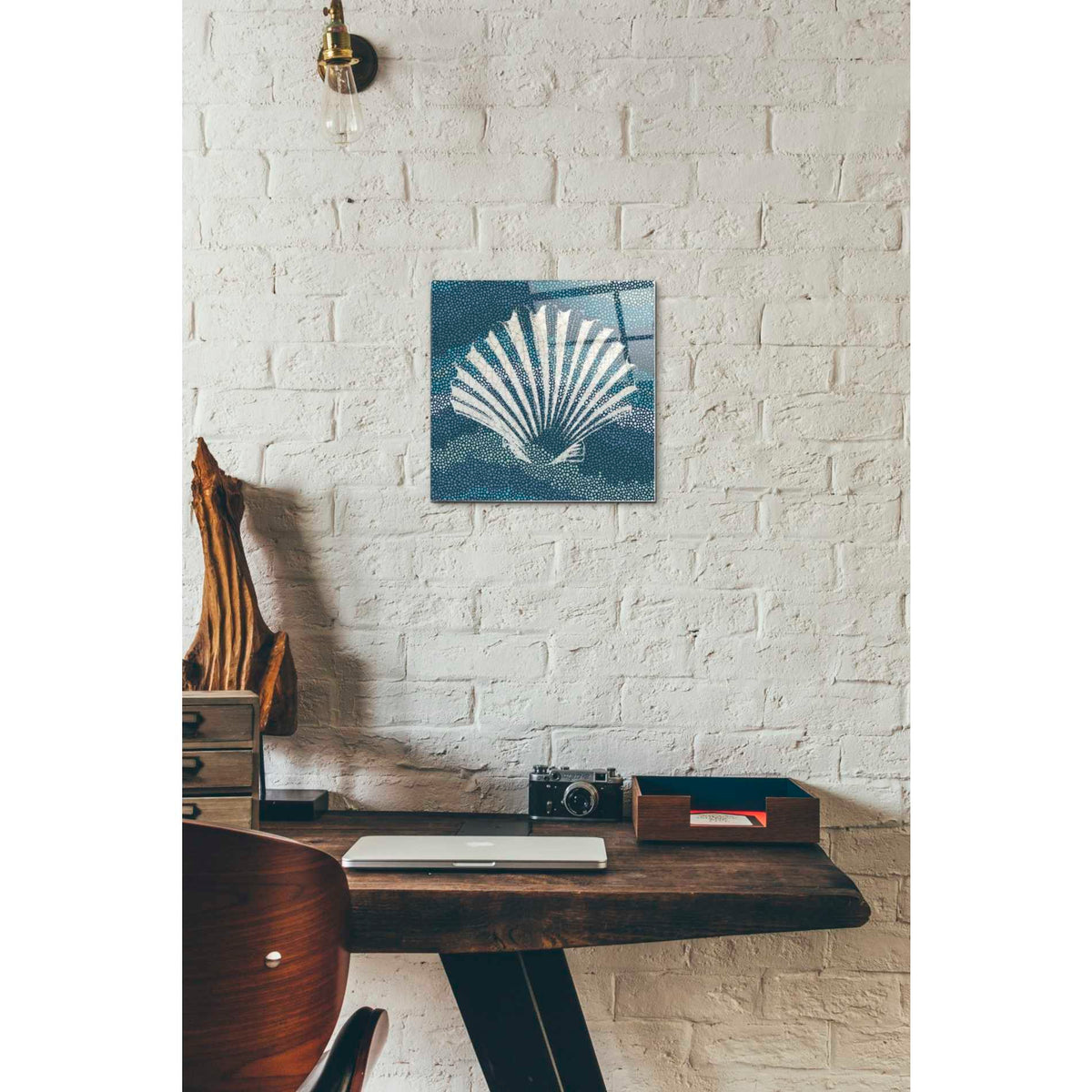 Epic Art 'Sea Glass I' by Wild Apple Portfolio, Acrylic Glass Wall Art,12x12