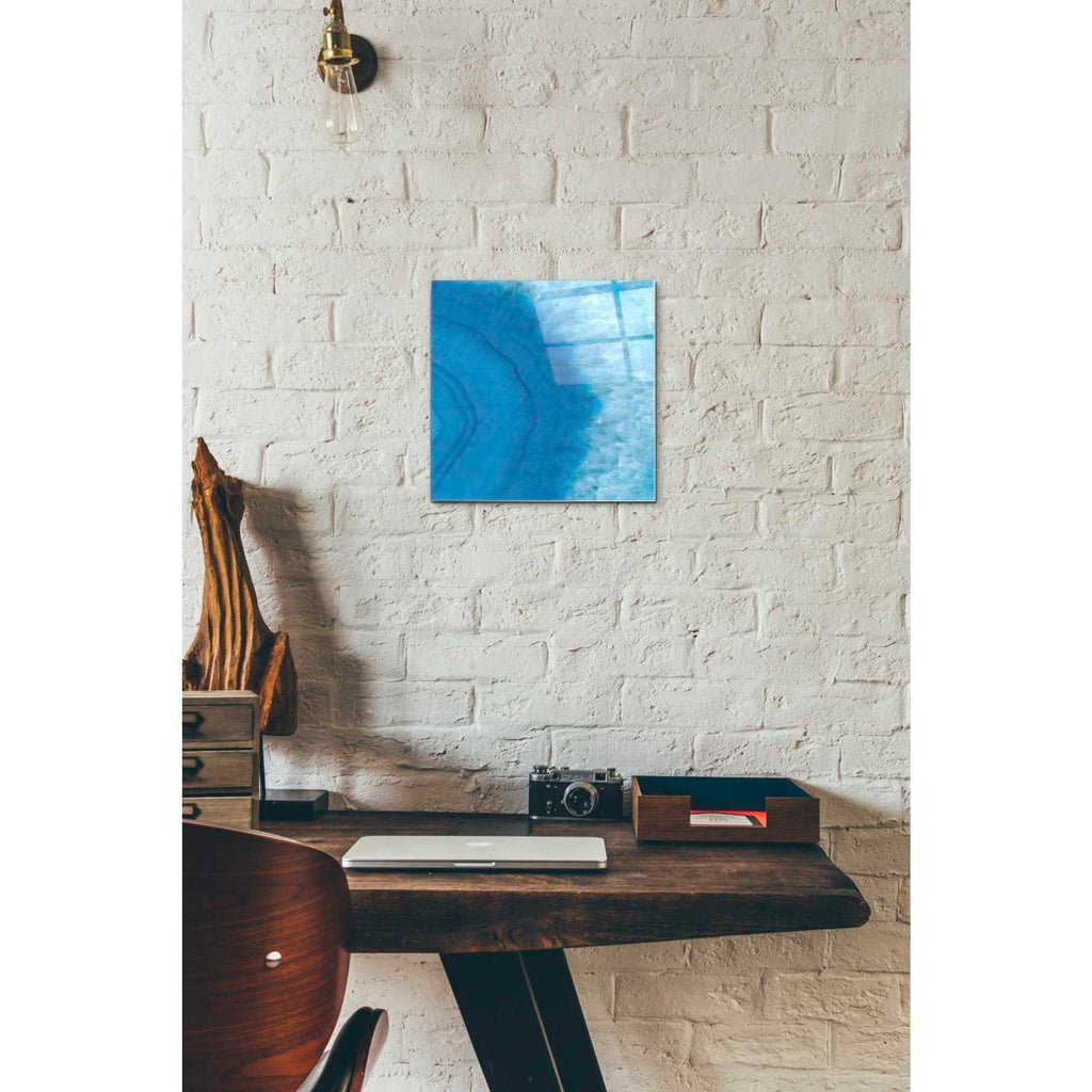 Epic Art 'Agate Geode II' by Wild Apple Portfolio, Acrylic Glass Wall Art,12x12