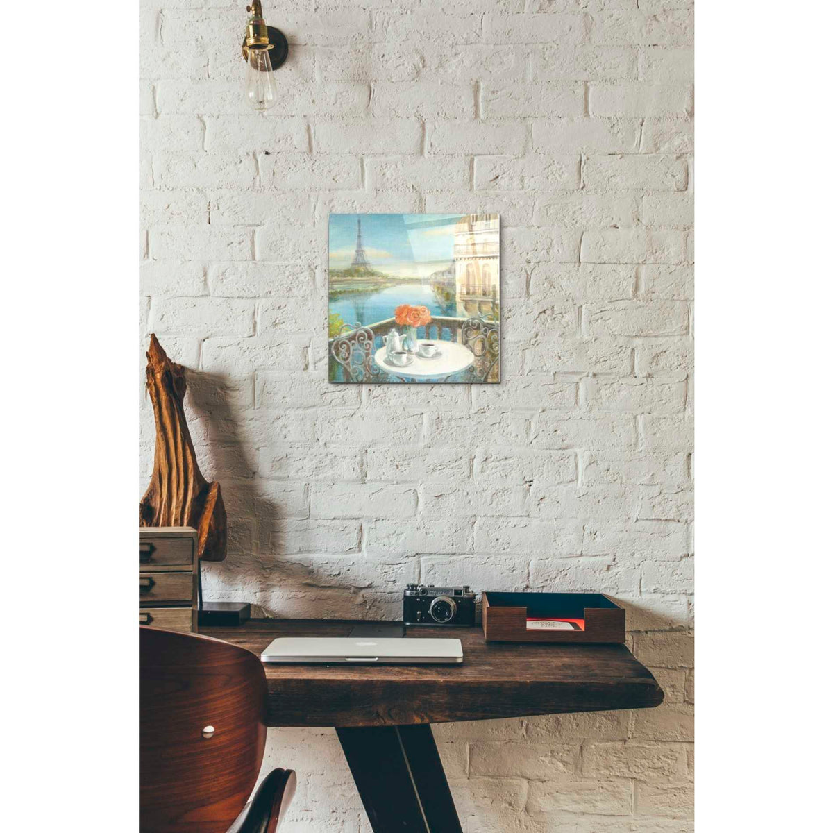 Epic Art 'Morning on the Seine' by Danhui Nai, Acrylic Glass Wall Art,12x12