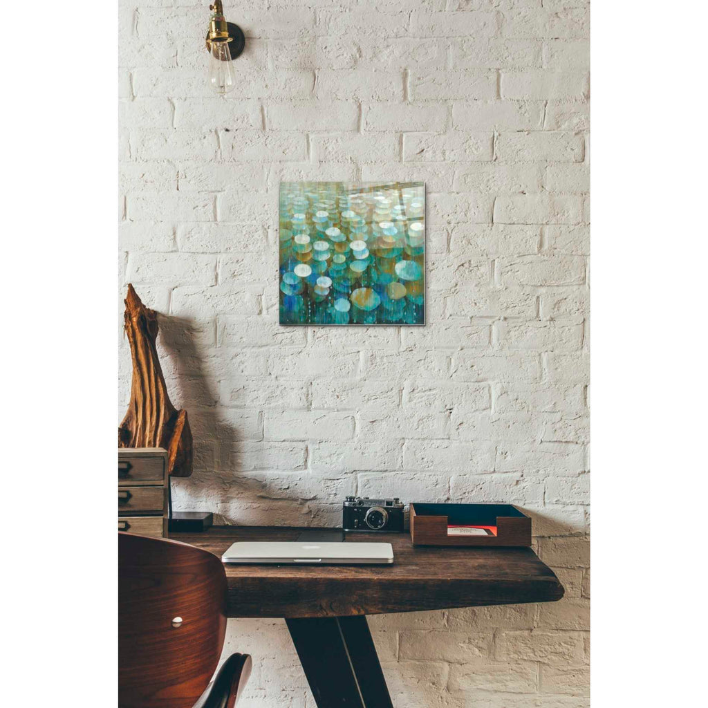 Epic Art 'Rain Drops' by Danhui Nai, Acrylic Glass Wall Art,12x12