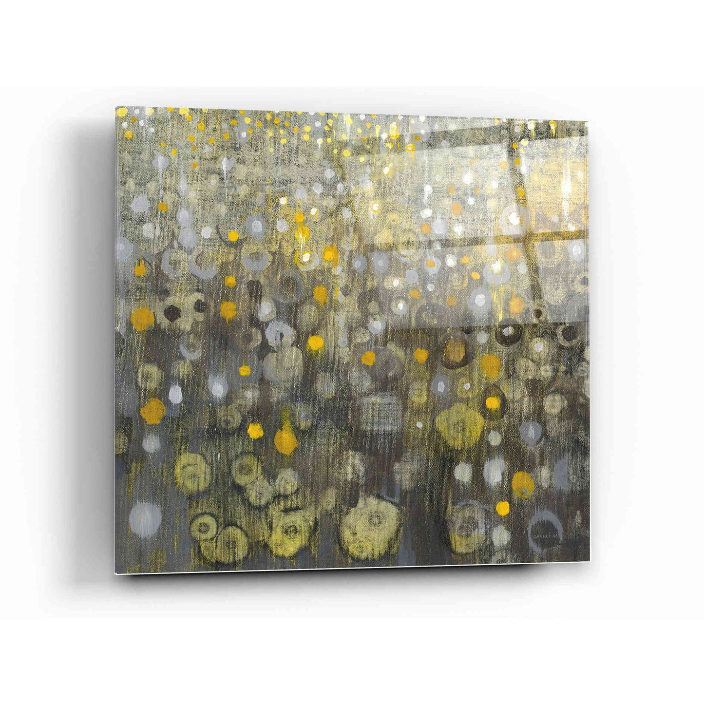 Epic Art 'Rain Abstract V' by Danhui Nai, Acrylic Glass Wall Art,12x12