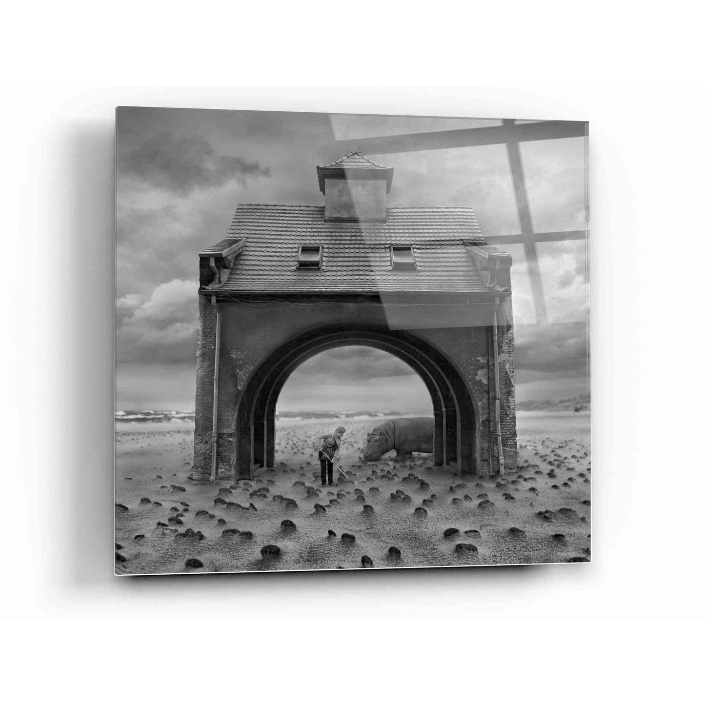 Epic Art 'Gate' by Dariusz Klimczak, Acrylic Glass Wall Art,12x12