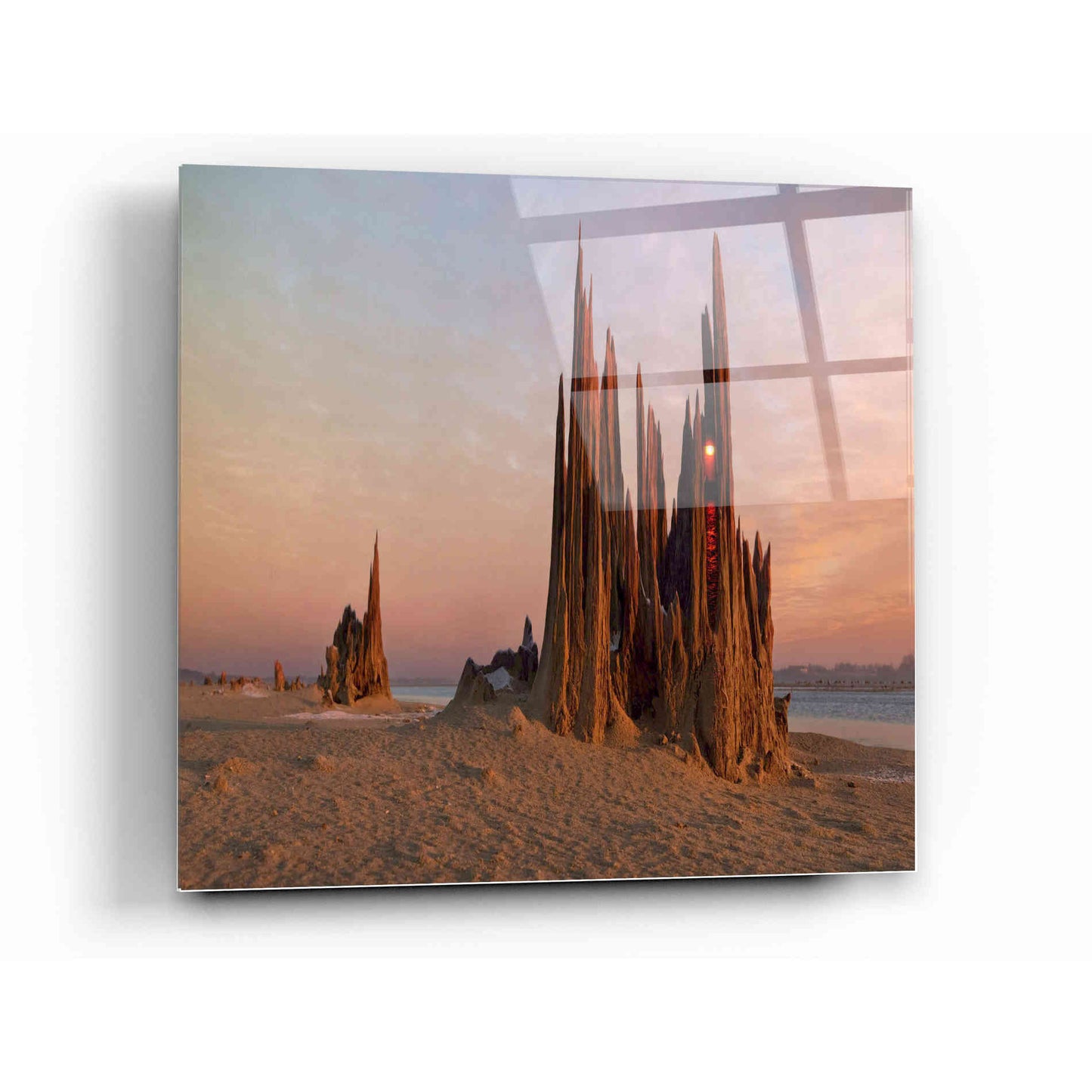 Epic Art 'Cathedral' by Dariusz Klimczak, Acrylic Glass Wall Art,12x12