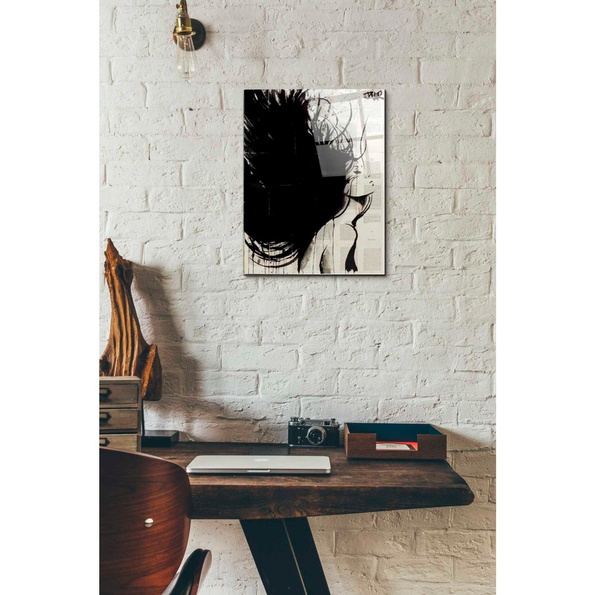 Epic Art 'The New Minstrel' by Loui Jover, Acrylic Glass Wall Art,12x16
