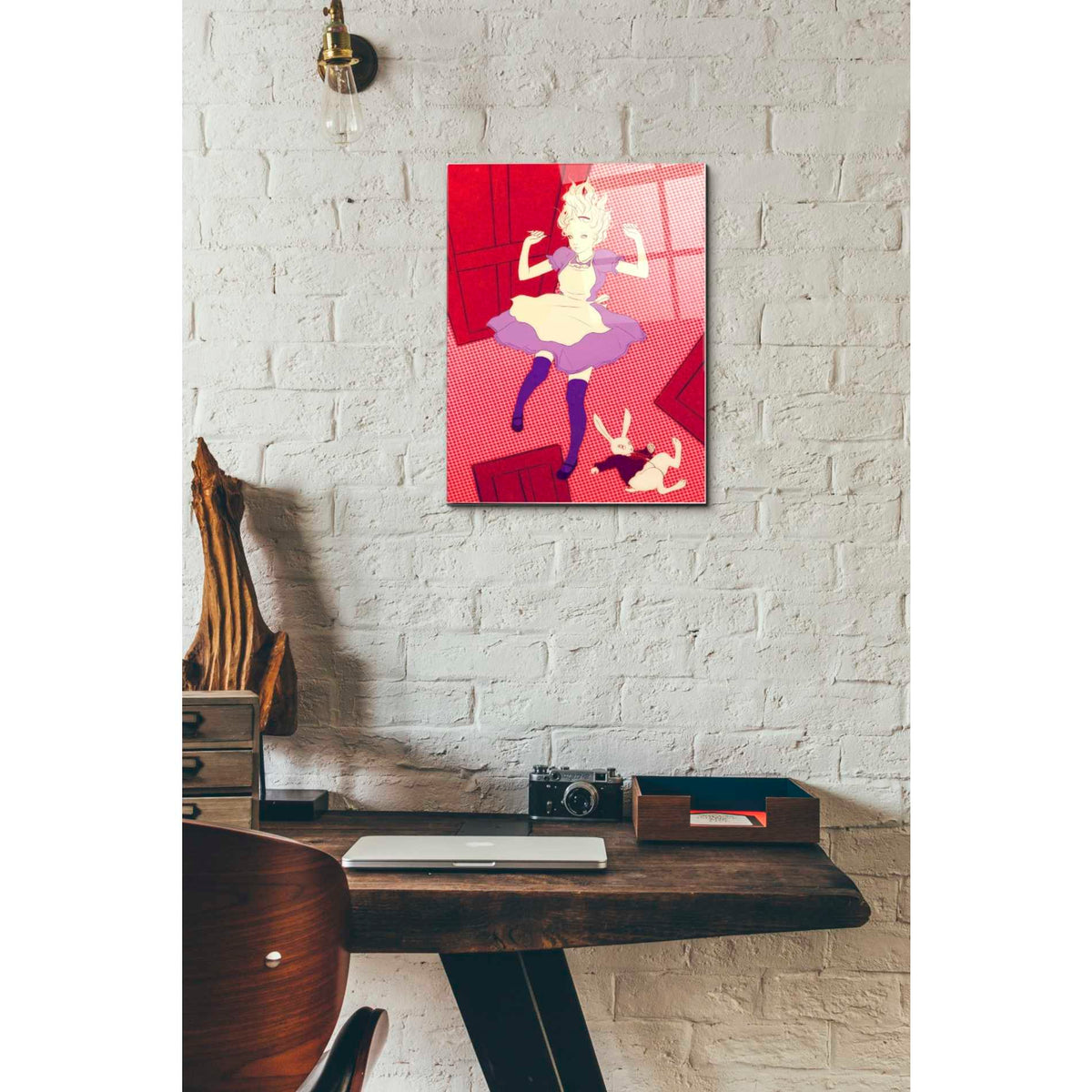 Epic Art 'Alice Falling' by Sai Tamiya, Acrylic Glass Wall Art,12x16