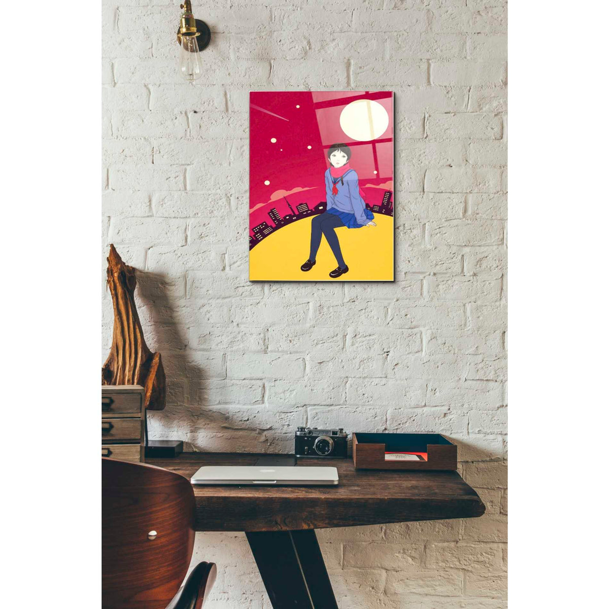 Epic Art 'Twilight' by Sai Tamiya, Acrylic Glass Wall Art,12x16