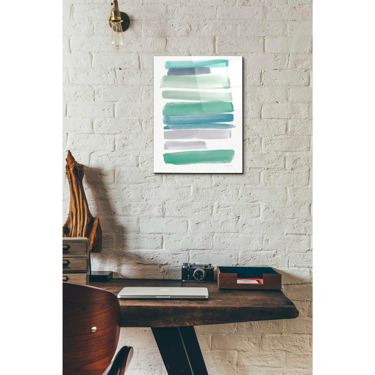 Epic Art 'Summer Sky' by Linda Woods, Acrylic Glass Wall Art,12x16