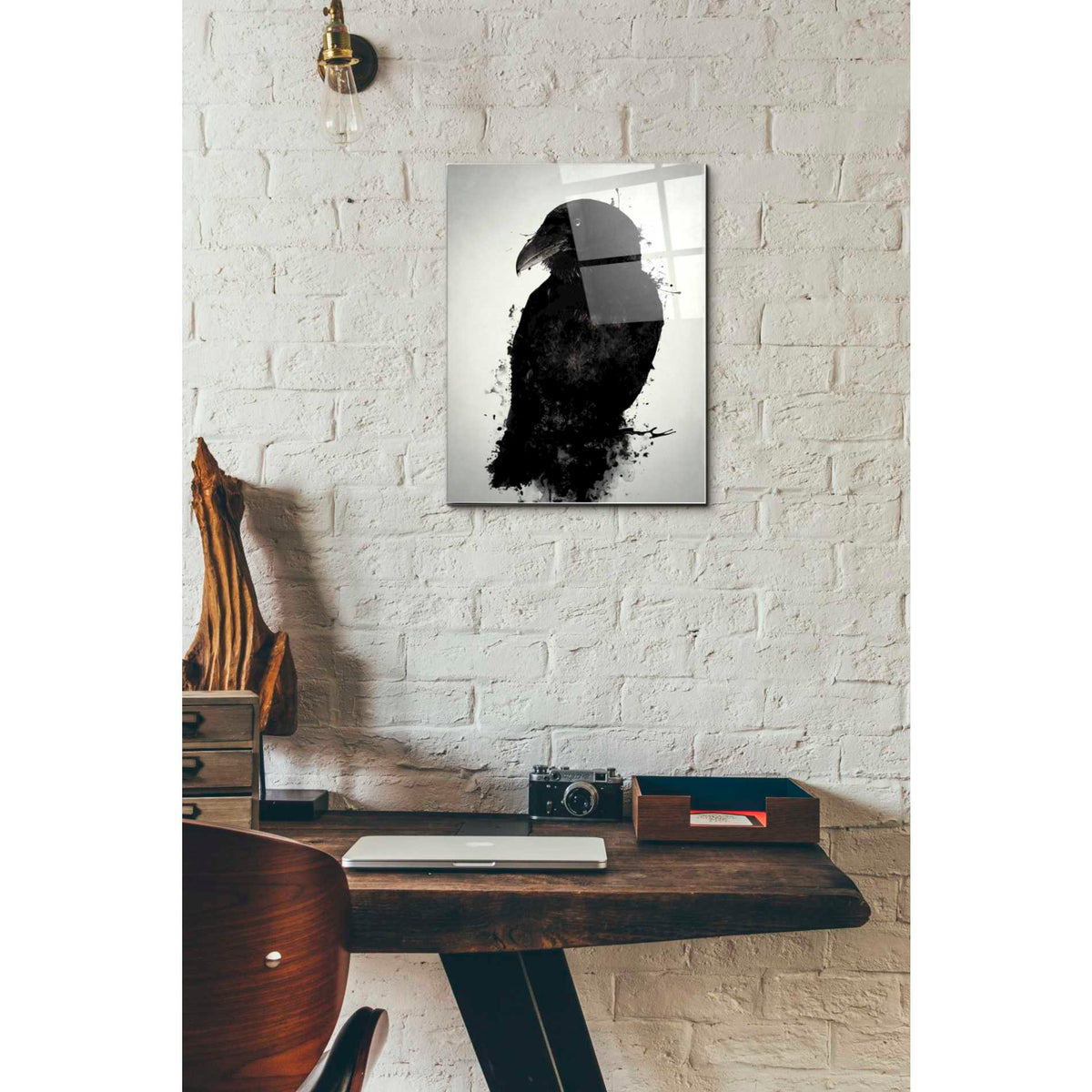 Epic Art 'The Raven' by Nicklas Gustafsson, Acrylic Glass Wall Art,12x16