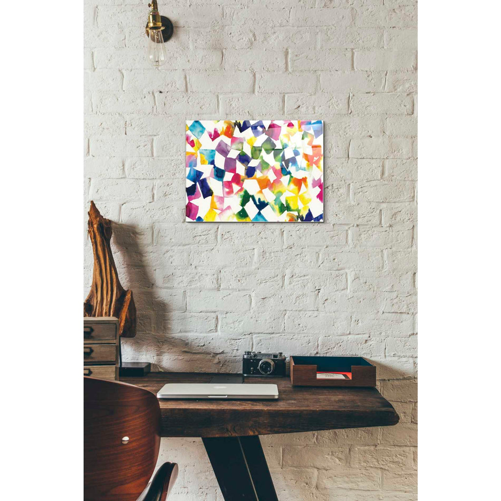 Epic Art 'Colorful Cubes' by Wild Apple Portfolio, Acrylic Glass Wall Art,12x16