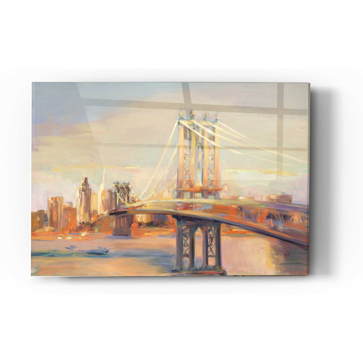 Epic Art 'Manhattan Reflection' by Marilyn Hageman, Acrylic Glass Wall Art,12x16