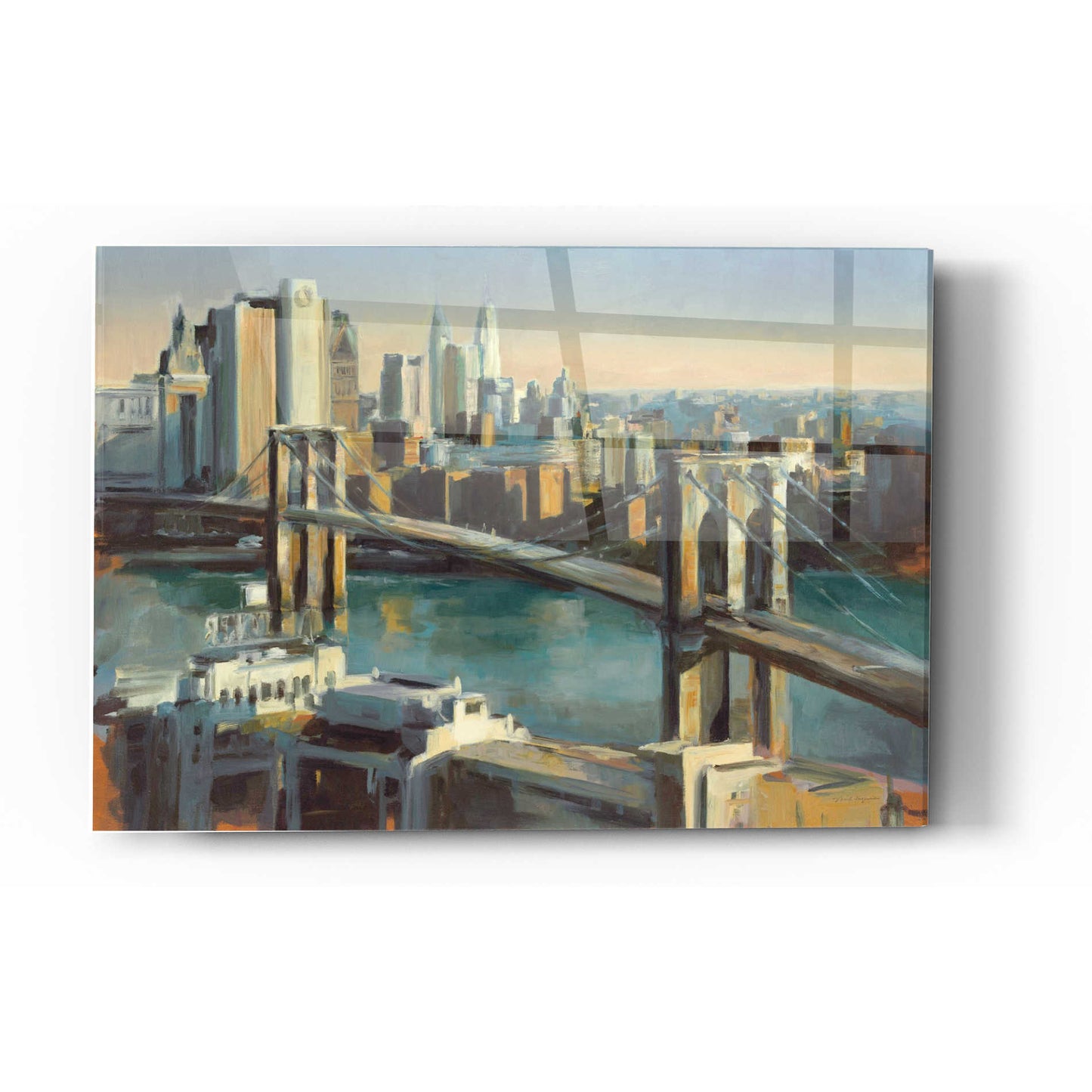Epic Art 'Into Manhattan' by Marilyn Hageman, Acrylic Glass Wall Art,12x16