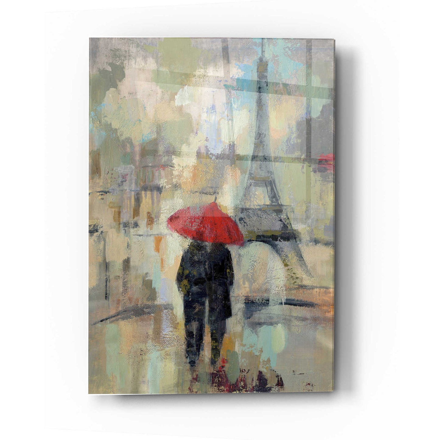 Epic Art 'Rain in the City II' by Silvia Vassileva, Acrylic Glass Wall Art,12x16