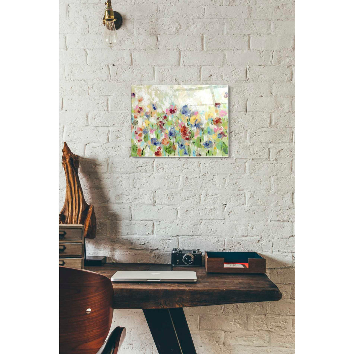 Epic Art 'Springtime Meadow Flowers' by Silvia Vassileva, Acrylic Glass Wall Art,12x16