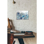 Epic Art 'Variation Blue Grey Pink' by Silvia Vassileva, Acrylic Glass Wall Art,12x16