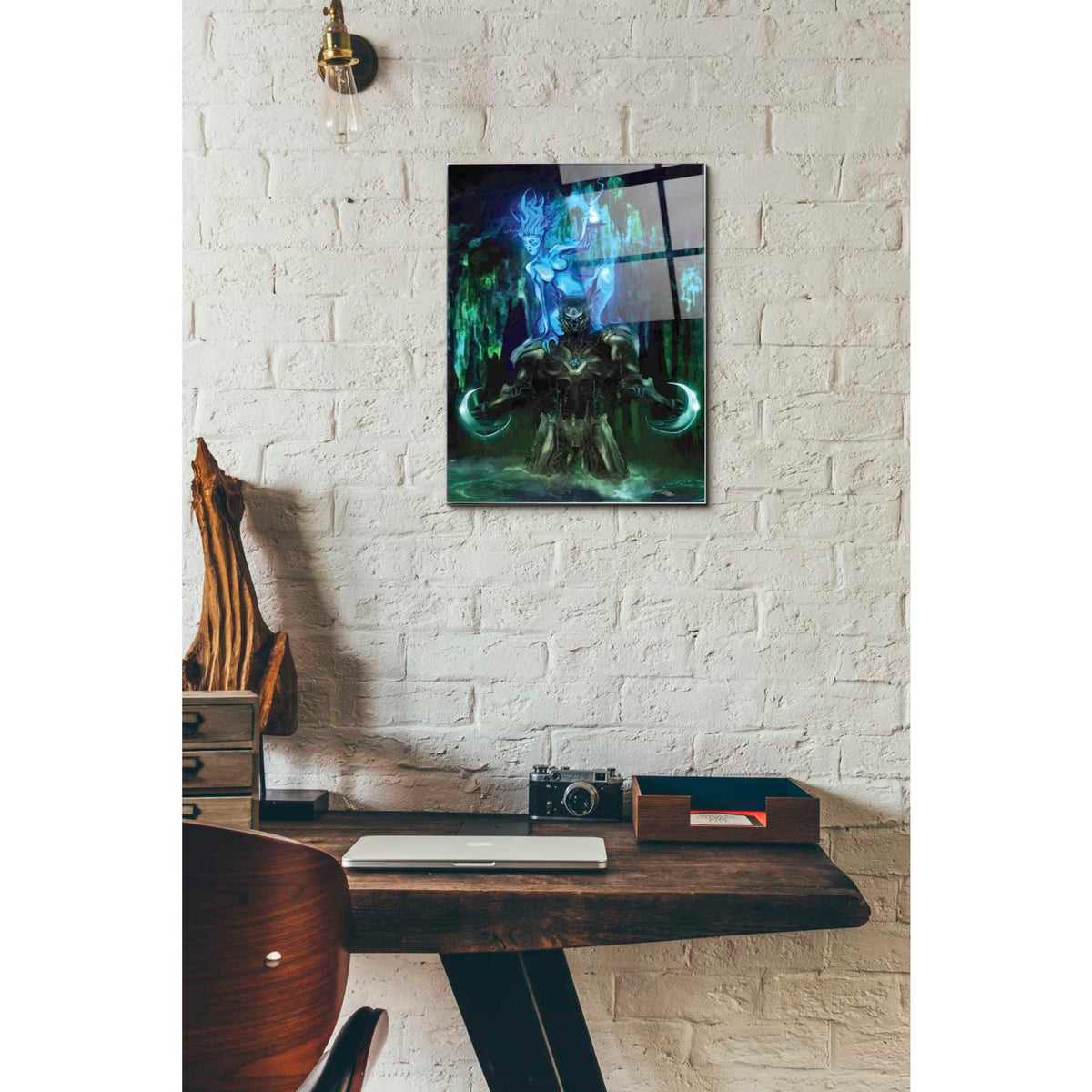 Epic Art 'Chaac' by Michael Stewart, Acrylic Glass Wall Art,12x16