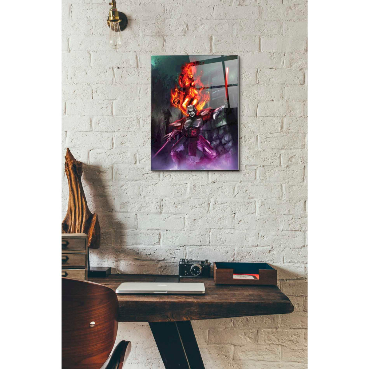 Epic Art 'Ronin' by Michael Stewart, Acrylic Glass Wall Art,12x16