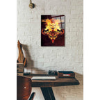 Epic Art 'Trickster' by Michael Stewart, Acrylic Glass Wall Art,12x16