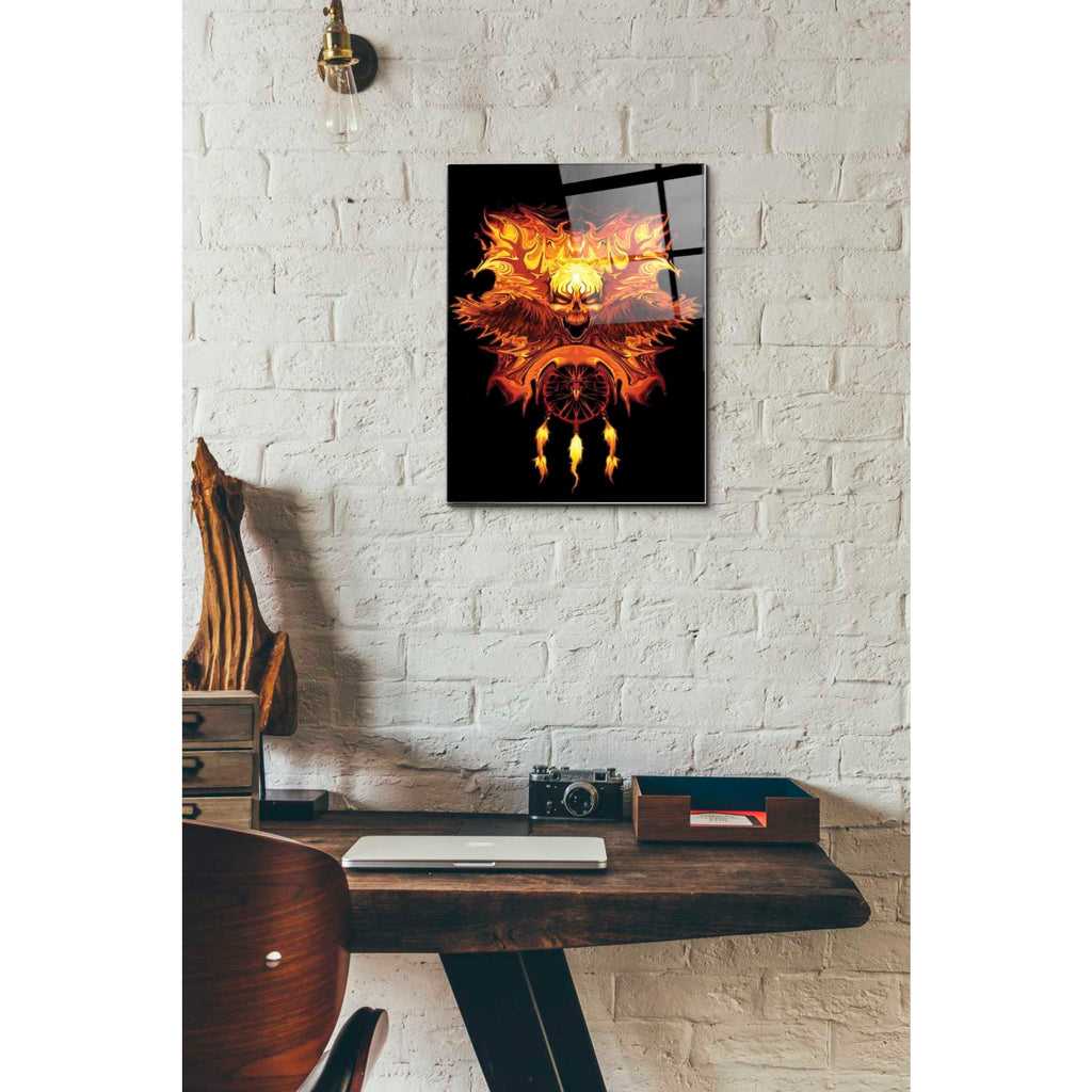 Epic Art 'Wendigo' by Michael Stewart, Acrylic Glass Wall Art,12x16
