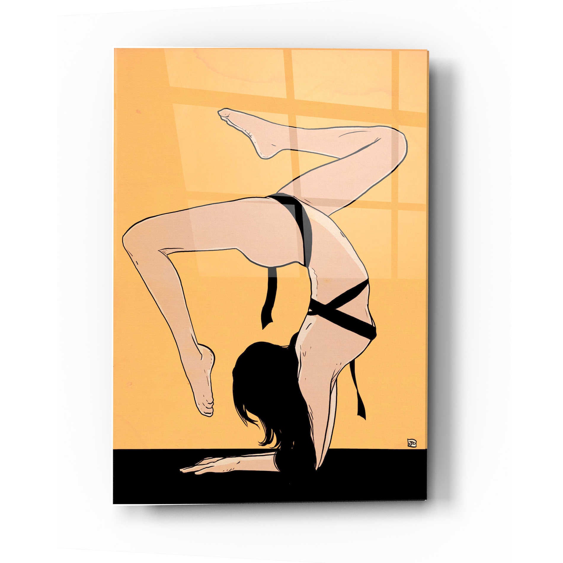 Epic Art "Contortionist 2" by Giuseppe Cristiano, Acrylic Glass Wall Art,12x16