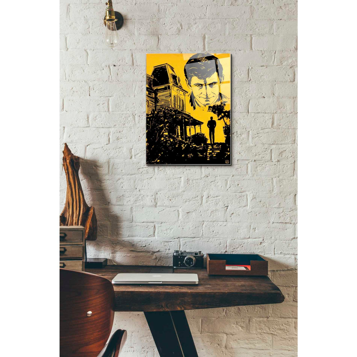 Epic Art "Psycho" by Giuseppe Cristiano, Acrylic Glass Wall Art,12x16