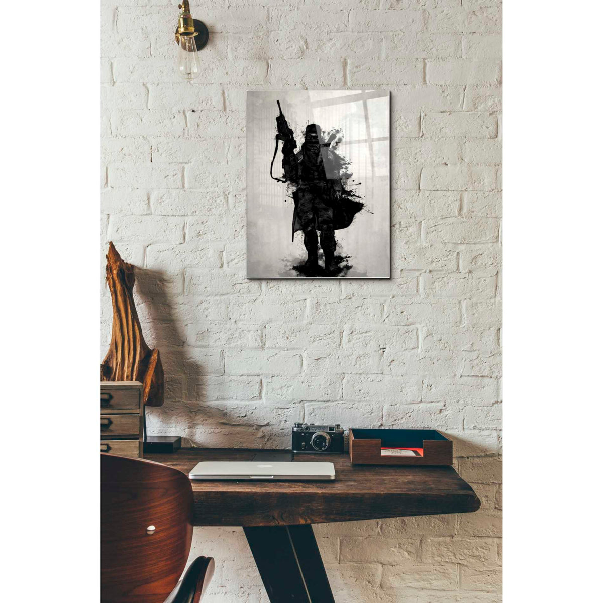 Epic Art 'Post Apocalyptic Warrior' by Nicklas Gustafsson, Acrylic Glass Wall Art,12x16