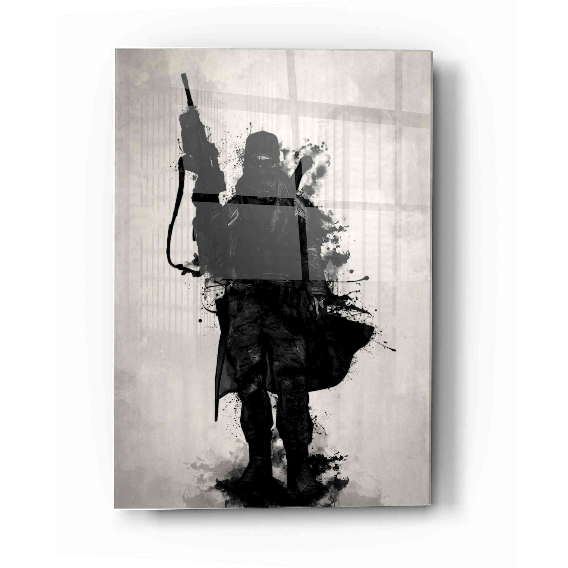 Epic Art 'Post Apocalyptic Warrior' by Nicklas Gustafsson, Acrylic Glass Wall Art,12x16