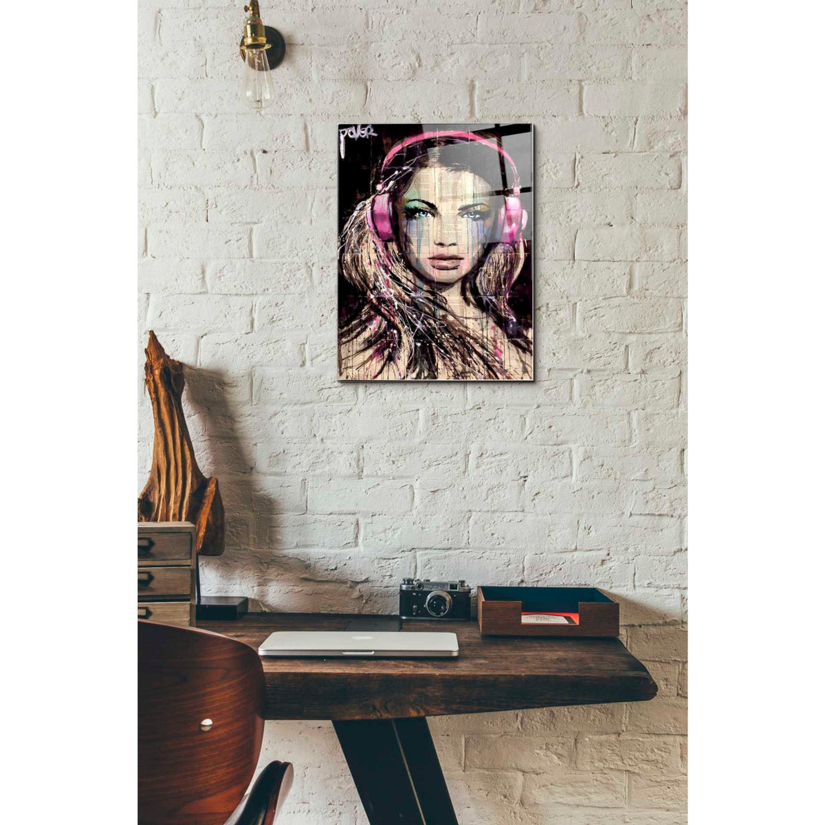 Epic Art 'DJ' by Loui Jover, Acrylic Glass Wall Art,12 x 16
