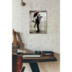Epic Art 'Love and Rain' by Loui Jover, Acrylic Glass Wall Art,12 x 16