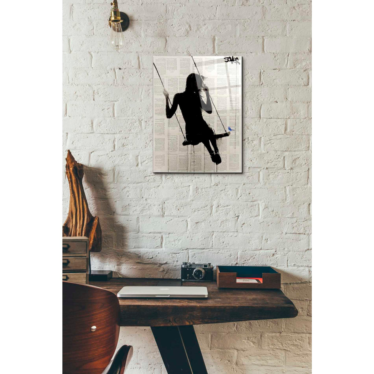 Epic Art 'The Freedom of Sometimes' by Loui Jover, Acrylic Glass Wall Art,12 x 16