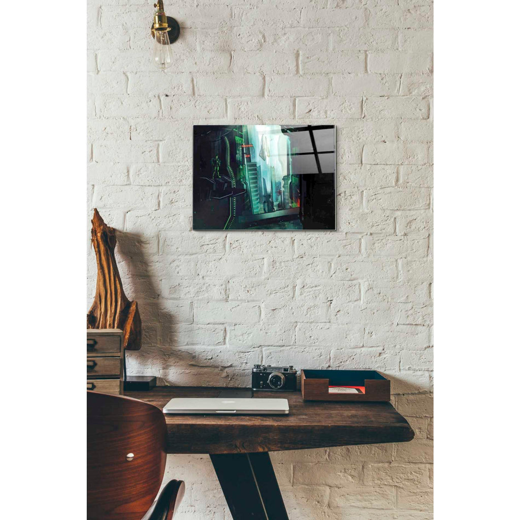 Epic Art 'Digital Age' by Jonathan Lam, Acrylic Glass Wall Art,12x16