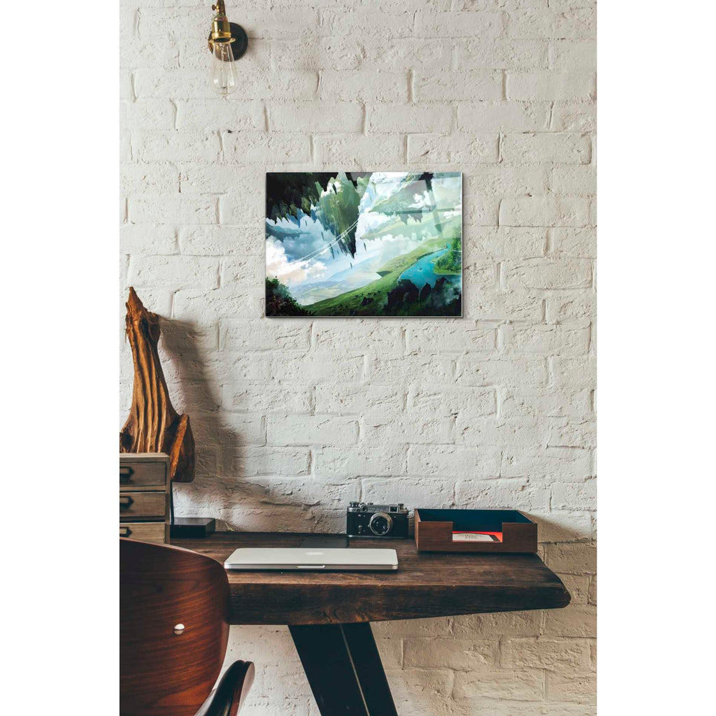 Epic Art 'Floating Island' by Jonathan Lam, Acrylic Glass Wall Art,12x16