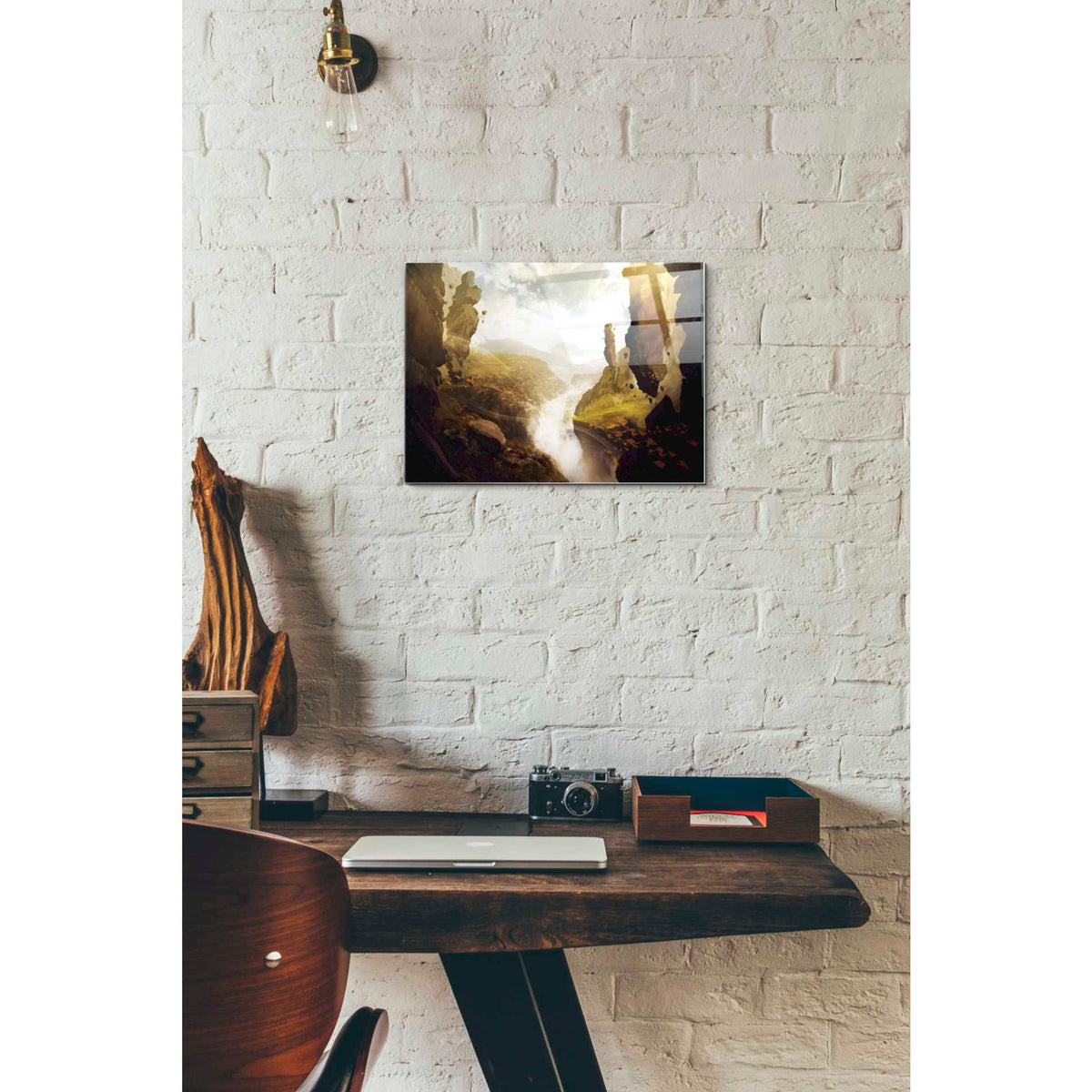 Epic Art 'Sacred Valley' by Jonathan Lam, Acrylic Glass Wall Art,12x16