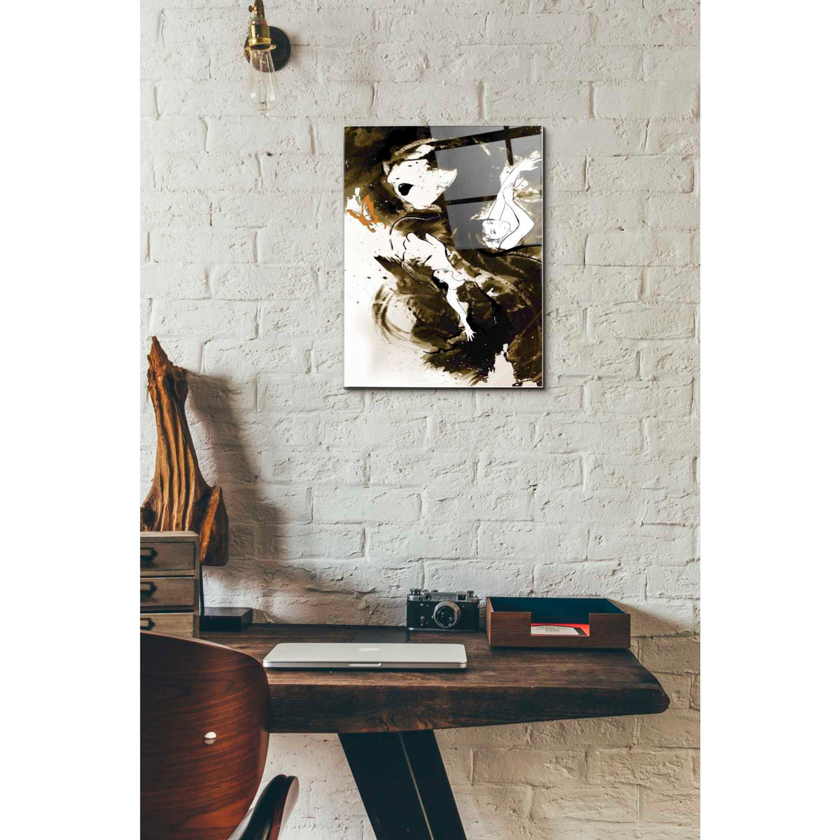 Epic Art 'Fury Fidelity Fate' by Jonathan Lam, Acrylic Glass Wall Art,12x16