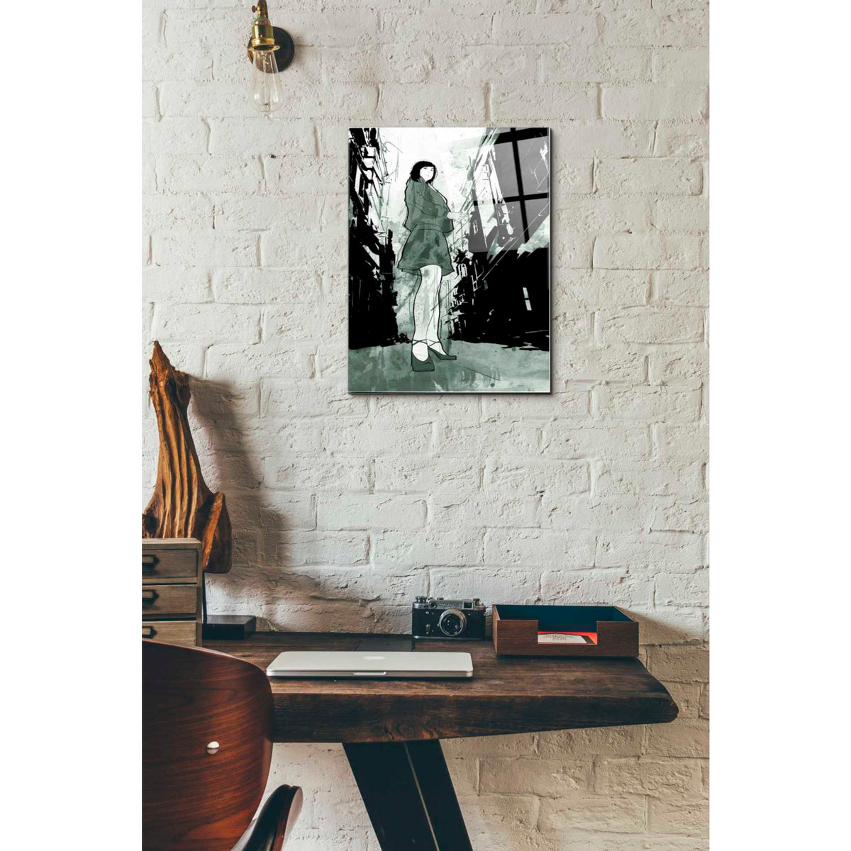 Epic Art 'Stray' by Jonathan Lam, Acrylic Glass Wall Art,12x16