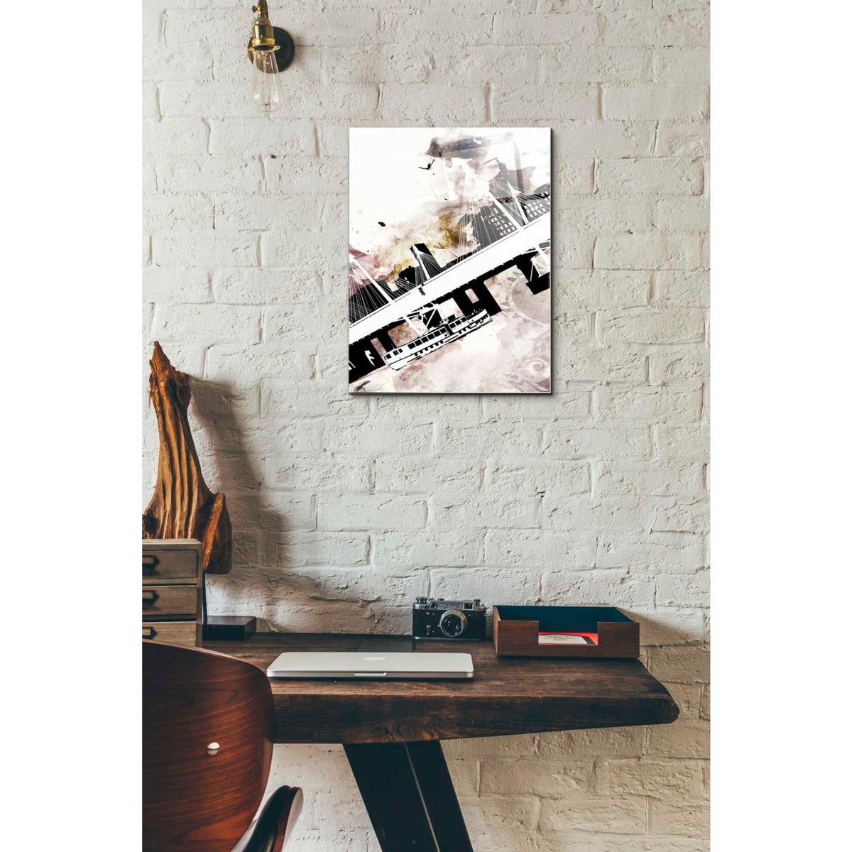 Epic Art 'Crossing 2' by Jonathan Lam, Acrylic Glass Wall Art,12x16