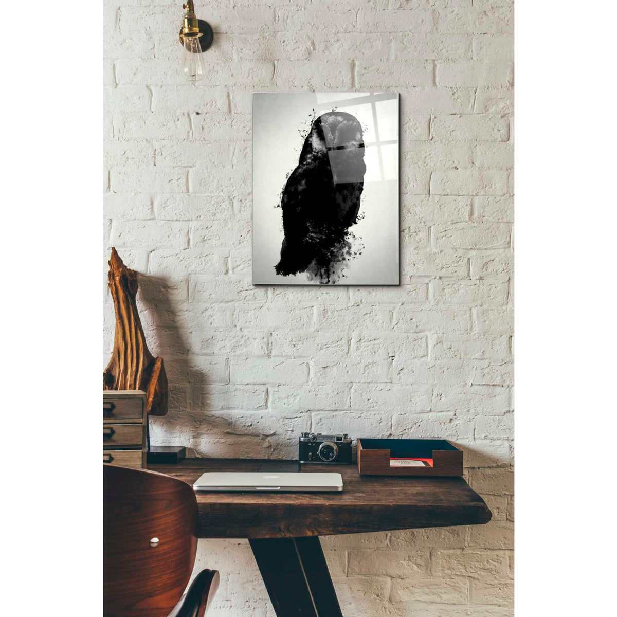 Epic Art 'The Owl' by Nicklas Gustafsson, Acrylic Glass Wall Art,12x16