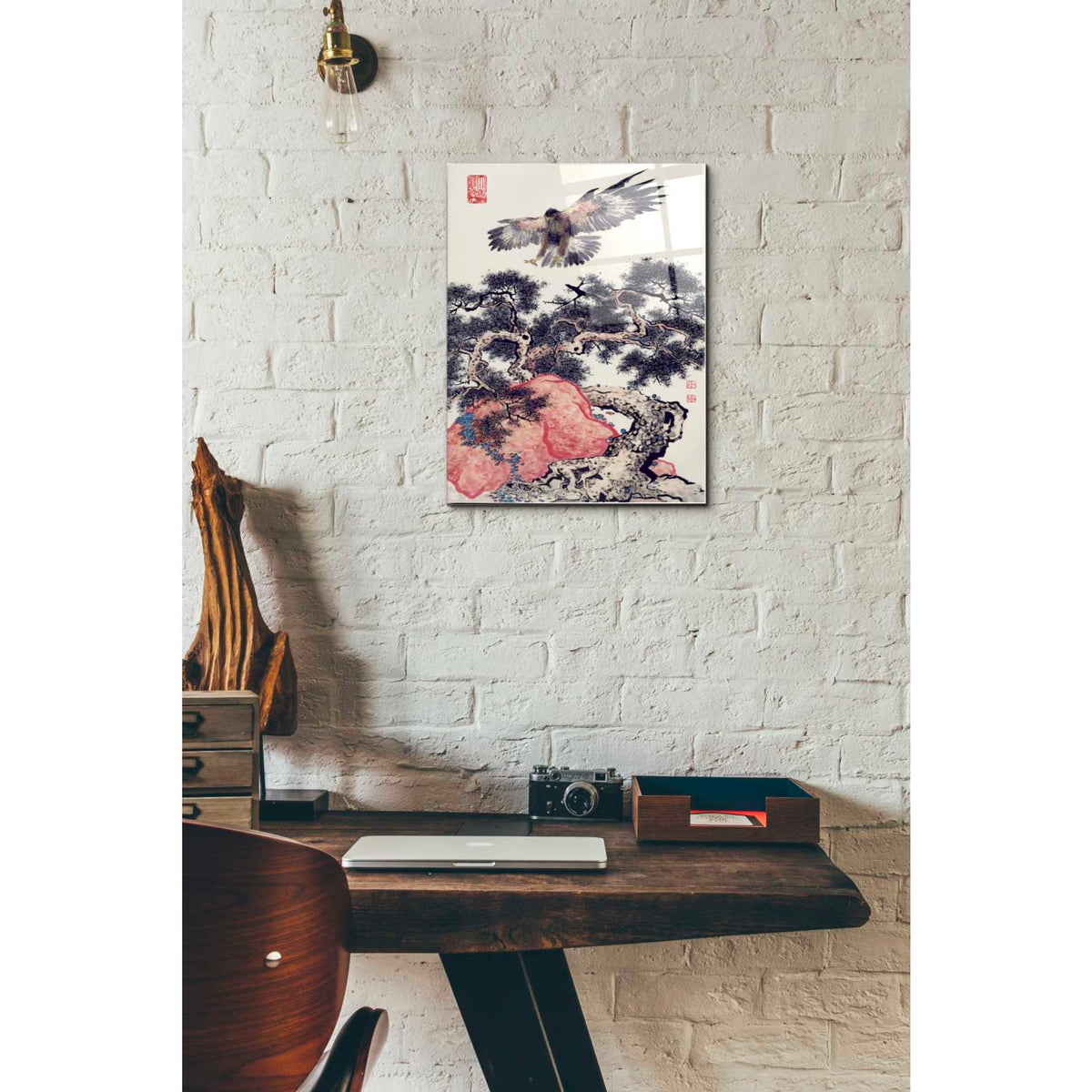 Epic Art 'Ready To Land' by River Han, Acrylic Glass Wall Art,12 x 16