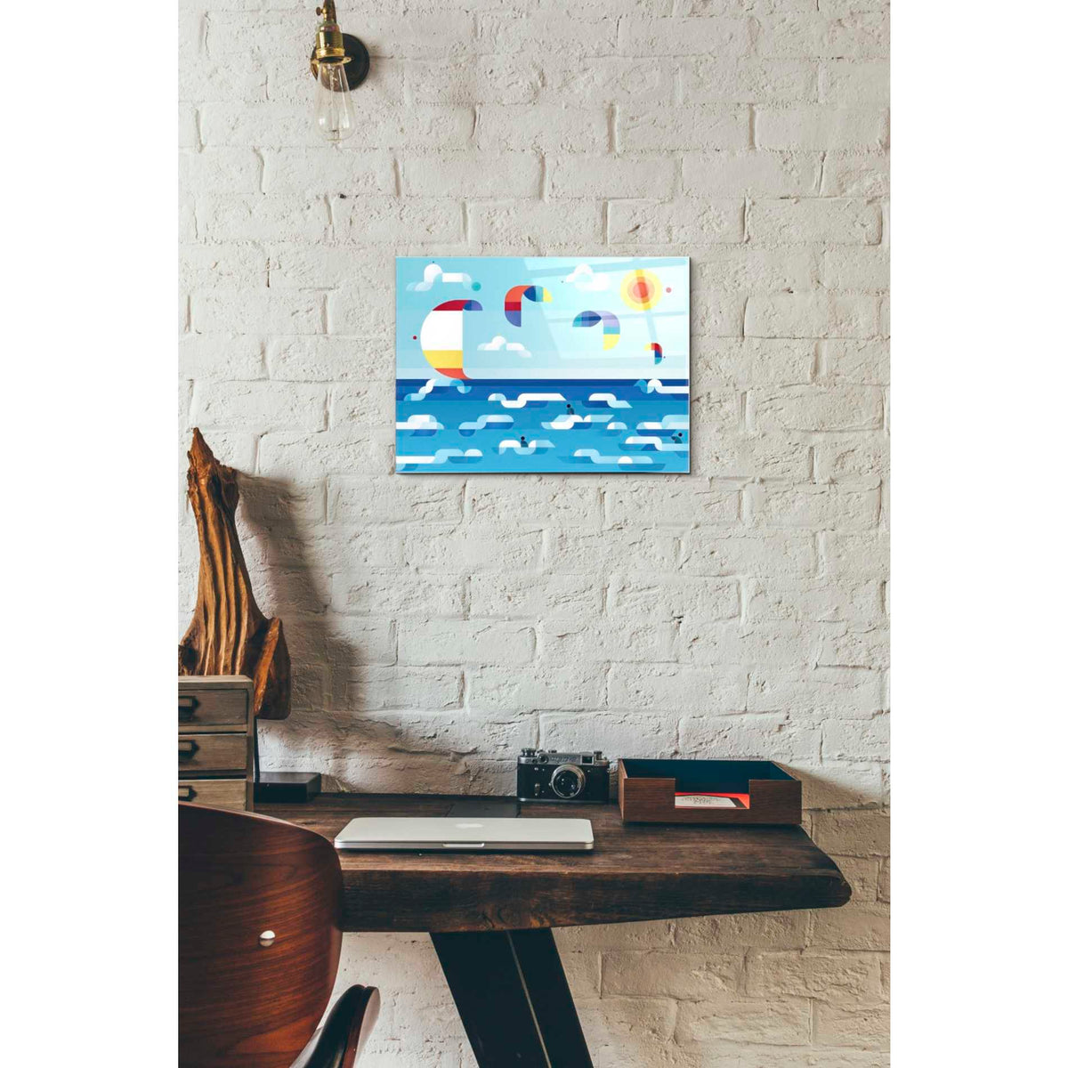 Epic Art 'Kites Dance' by Antony Squizzato, Acrylic Glass Wall Art,12 x 16