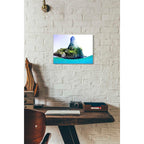 Epic Art 'Tropical Island' by Nicklas Gustafsson, Acrylic Glass Wall Art,12x16